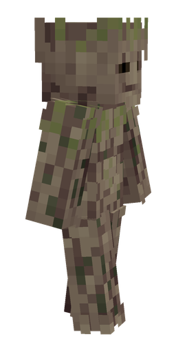 Brown skin: body, right side render