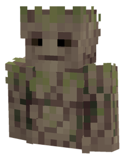 Brown skin: bust render