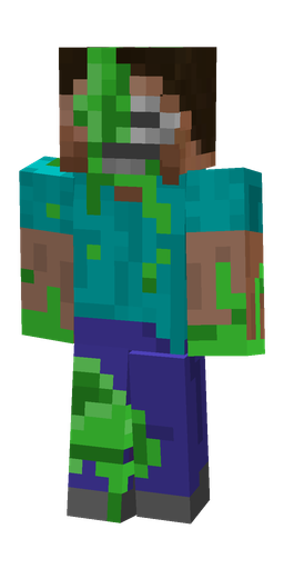 Blue skin: body, front render
