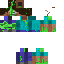 Blue skin: raw texture render