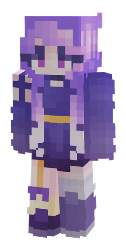 Blue skin: body, front render