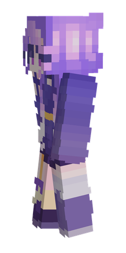 Blue skin: body, left side render