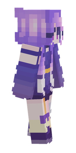 Blue skin: body, right side render