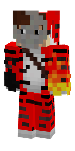 Black skin: body, front render