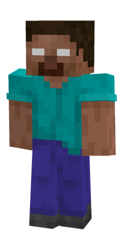 Blue skin: body, front render