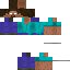 Blue skin: raw texture render