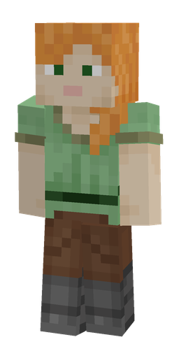Green skin: body, front render