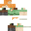 Green skin: raw texture render
