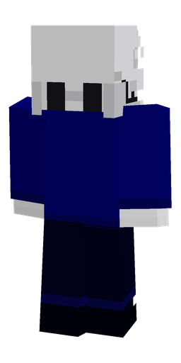 Black skin: body, back render