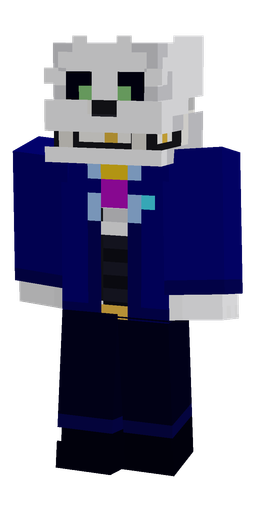 Black skin: body, front render