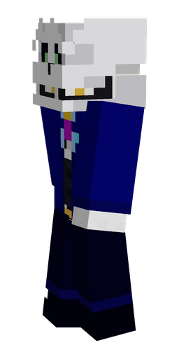 Black skin: body, left side render