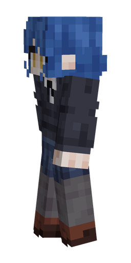 Black skin: body, left side render