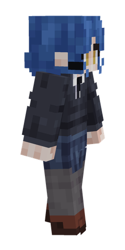 Black skin: body, right side render
