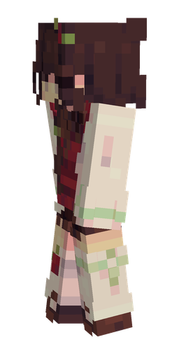Orange skin: body, left side render