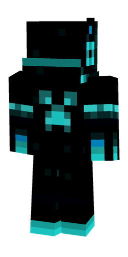 Black skin: body, back render