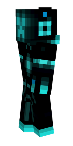 Black skin: body, left side render