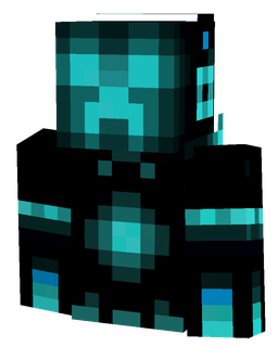 Black skin: bust render