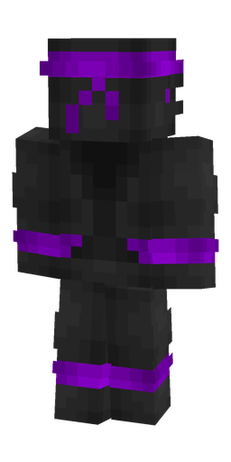 Black skin: body, back render