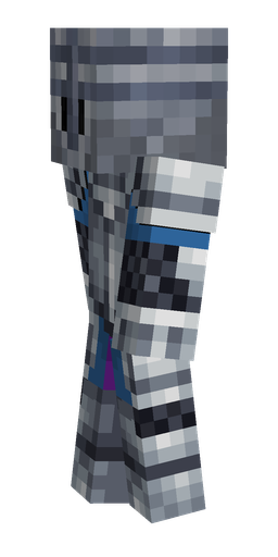 Black skin: body, left side render