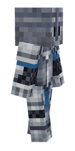 Black skin: body, right side render