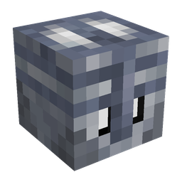 Black skin: head render