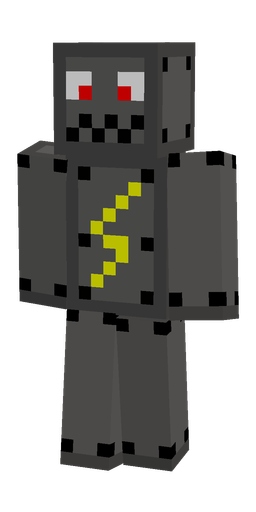 Black skin: body, front render