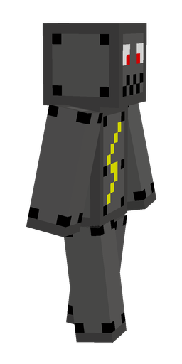 Black skin: body, right side render