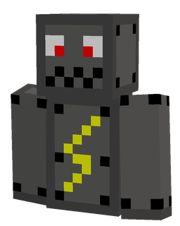 Black skin: bust render