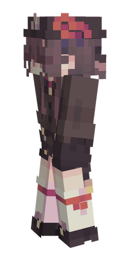 Black skin: body, left side render
