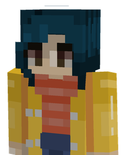 Blue skin: bust render