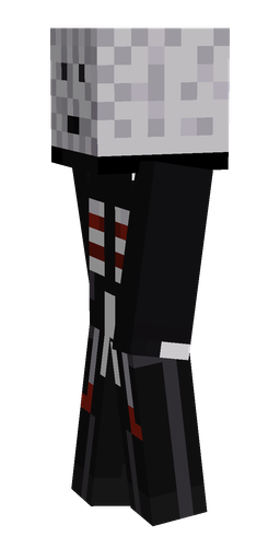 Black skin: body, left side render
