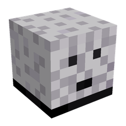 Black skin: head render