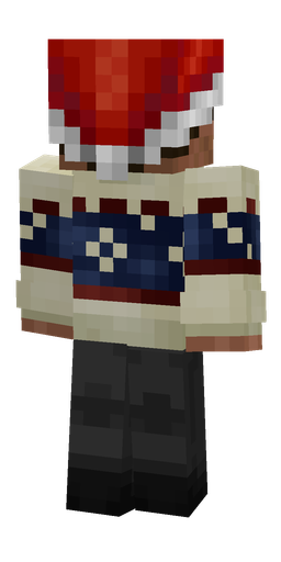 Black skin: body, back render