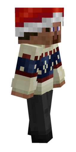 Black skin: body, right side render