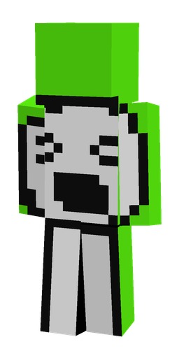 Green skin: body, front render