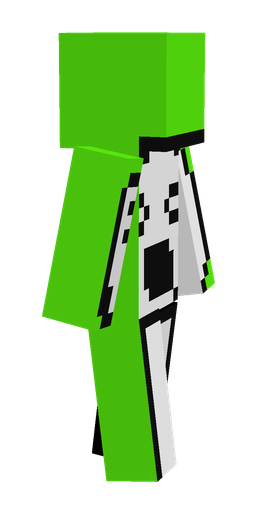 Green skin: body, right side render