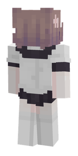 Pink skin: body, back render