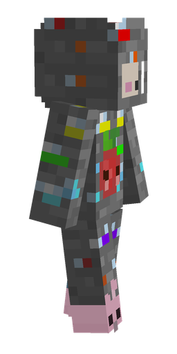 Black skin: body, right side render