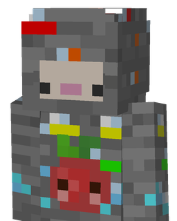 Black skin: bust render