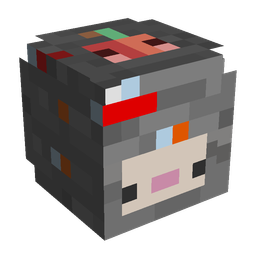 Black skin: head render