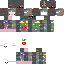 Black skin: raw texture render