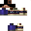 Black skin: raw texture render