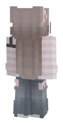 Dark skin: body, back render