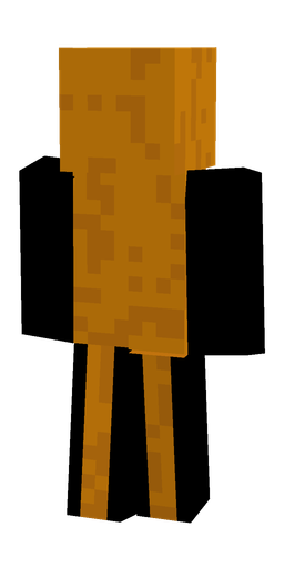 Brown skin: body, back render