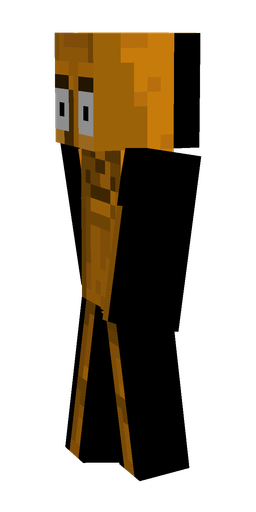 Brown skin: body, left side render