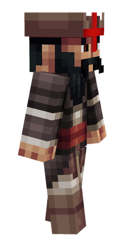 Black skin: body, right side render