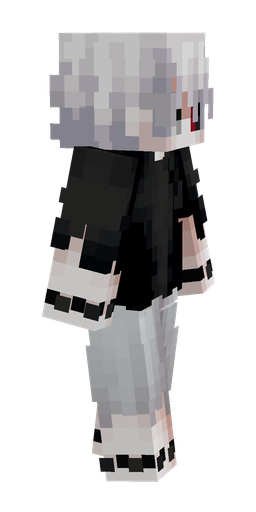 Black skin: body, right side render