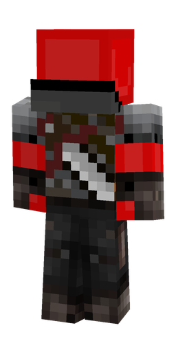 Black skin: body, back render