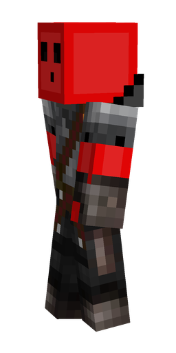 Black skin: body, left side render