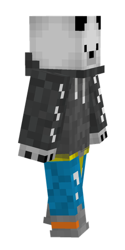 Black skin: body, right side render